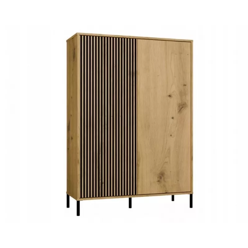KAMARO 2DD stretto/GŁ rovere ARTISAN VETRINA