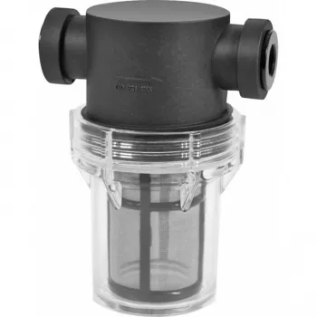 Alphacool ES Big Inline filtro antiparticolato 2x G1/4 IG, nero/trasparente (29145)