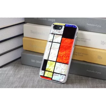 Custodia iKins per Apple iPhone 8 / 7 Mondrian bianco