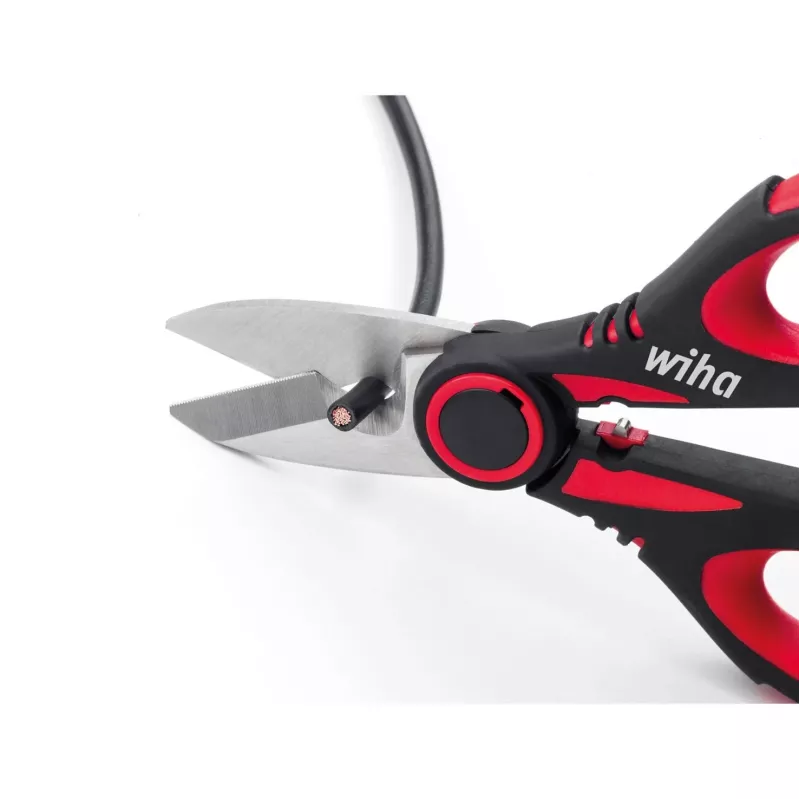 Wiha 41923 forbici da elettricista con funzione di crimpatura