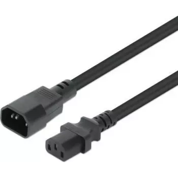 MANHATTAN 352673 Manhattan prolunga elettrica IEC320 C14 a C13 10A 1 m nero