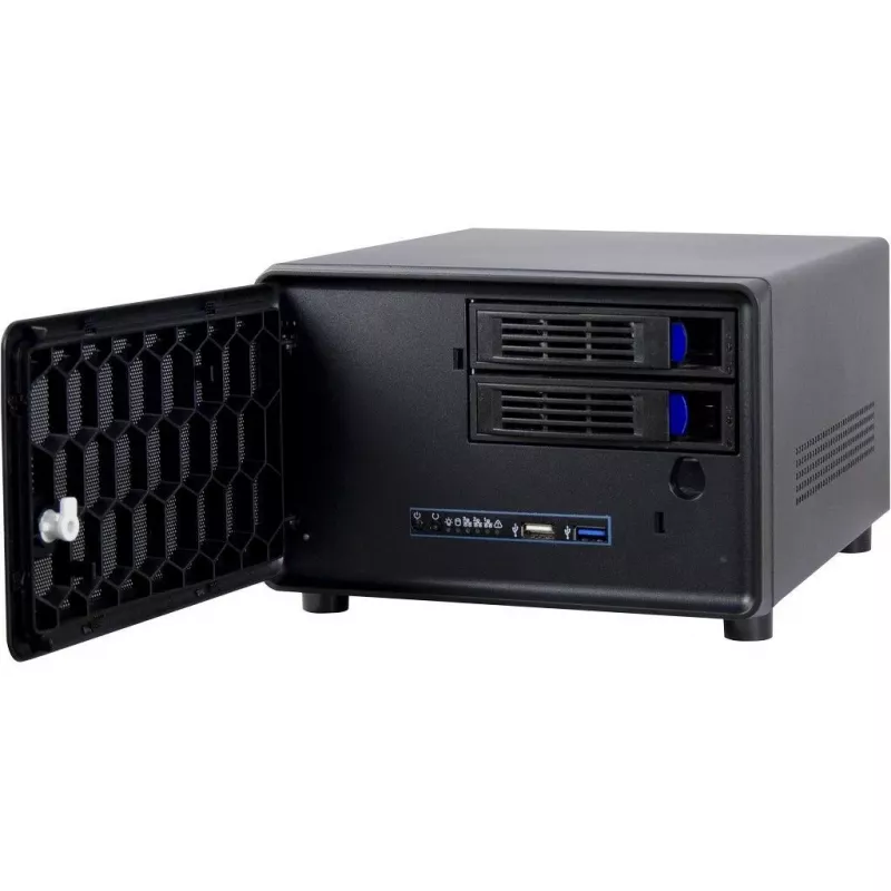 Inter-Tech SC-2100 - Small Form Factor (SFF) - PC - nero - Mini-ITX - acciaio - attività - allarme - HDD - rete - alimentazione (88887285)