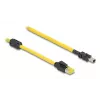 Cavo di rete DeLOCK 81250 nero giallo 1m Cat6