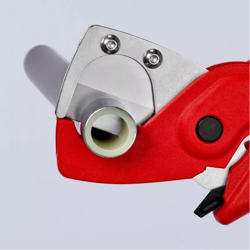 Knipex 90 25 185 - taggitubo - acciaio inox - plastica - rosso - 1,2 cm - 18,5 cm (90 25 185)