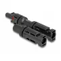 Connettore solare DeLOCK DL4 1 femmina su 2 maschio nero