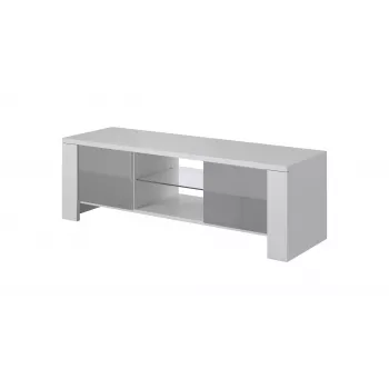 Mobile TV Cama WEST 42/130/42 bianco/grigio lucido