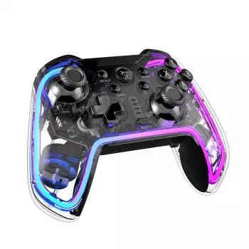 Controller game White Shark GPW-8040 RGB Wireless Bluetooth, modello PRAETORIAN