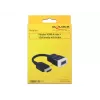 Delock 65587 adattatore HDMI-A maschio a VGA (D-Sub 15) femmina con audio, nero/bianco