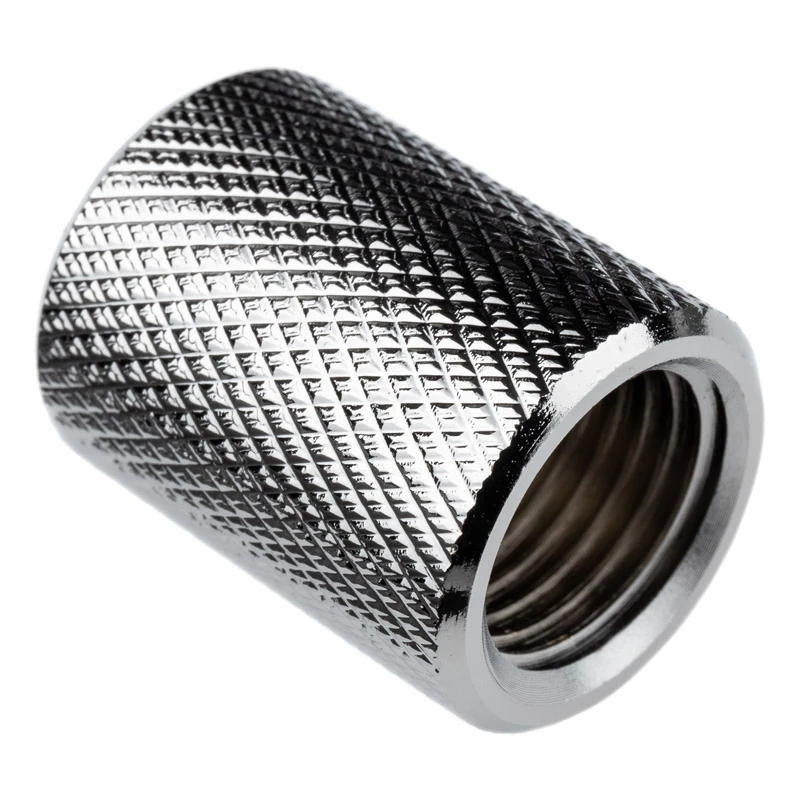 Alphacool HF 17047 manicotto G1/4 filetto femmina – G1/4 filetto femmina, ottone, cromato