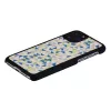 Custodia per smartphone man and wood per iPhone 11 Pro – triangolo blu su nero, guscio rigido protettivo