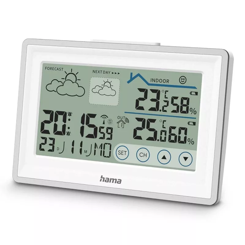 Stazione meteo digitale Hama 00222228 bianco batteria