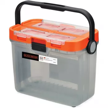 Trapano avvitatore a percussione a batteria BCKSB02, 18 Volt (arancione/nero, batteria agli ioni di litio 1,5 Ah, custodia, set di accessori da 62 pezzi)