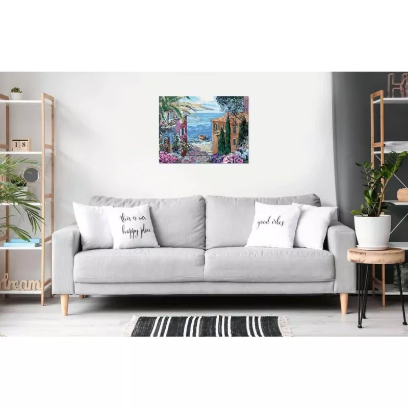 Set da pittura Ravensburger CreArt Paesaggio mediterraneo 23913 — set pittura con numeri
