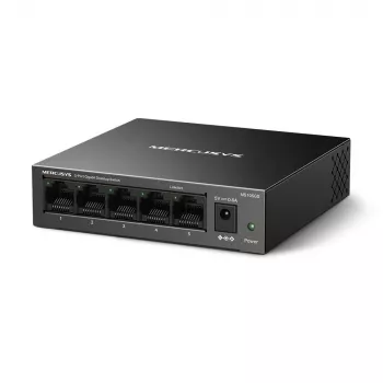 Mercusys MS105GS - switch desktop, 5 porte Gigabit, nero