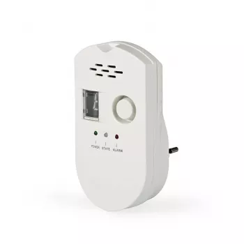 Nedis DTCTG10CWT rilevatore di gas GPL, gas naturale