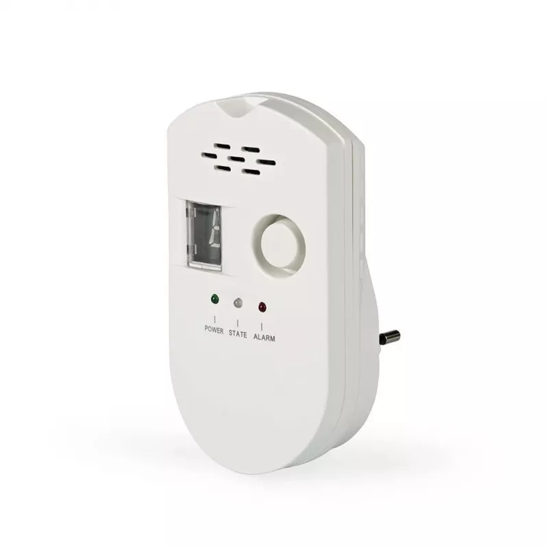 Nedis DTCTG10CWT rilevatore di gas GPL, gas naturale