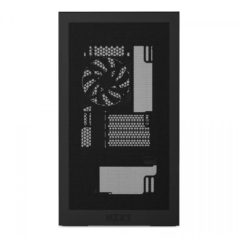NZXT H3 Flow Micro ATX Airflow case - nero