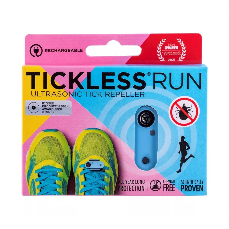 Tickless Run blu repellente per zecche per persone