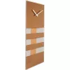 NeXtime orologio da parete 2855co Bold Stripes, 38x19 cm, da parete, rame