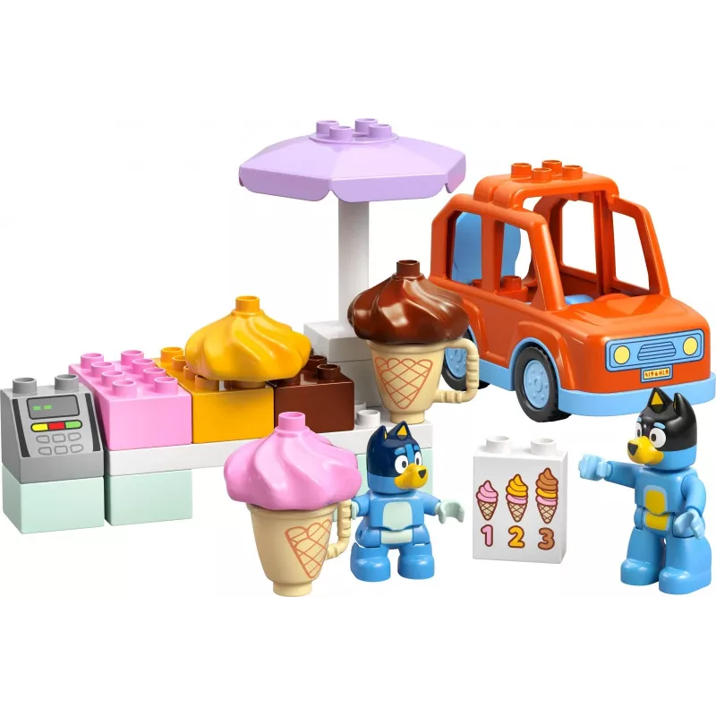 LEGO BLUEY 10458 Gita al gelato con Bluey