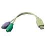 Adattatore LogiLink USB - 2x PS/2 AU0004A