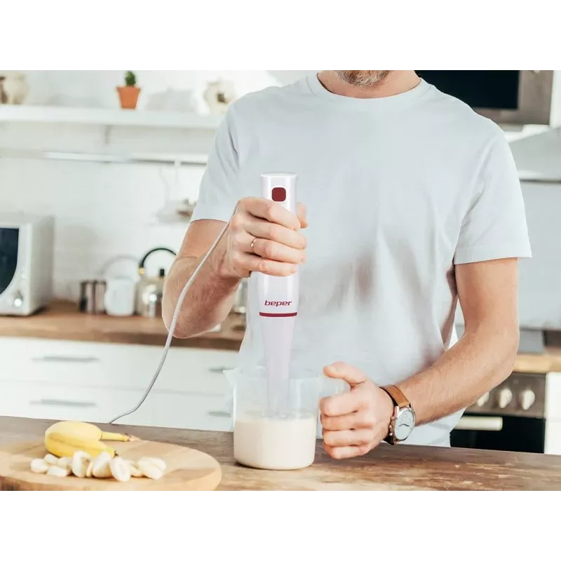 Frullatore a immersione Beper P102FRU003 rosso bianco