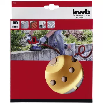 Disco diamantato 180 mm per levigatrice per pareti e calcestruzzo EINHELL TE-DW 180