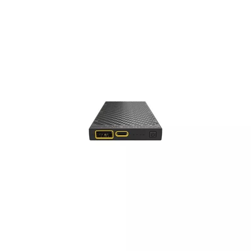 Powerbank portatile Nitecore NB10000 — 10000 mAh, USB‑A + USB‑C, uscita totale 38 W, grigio