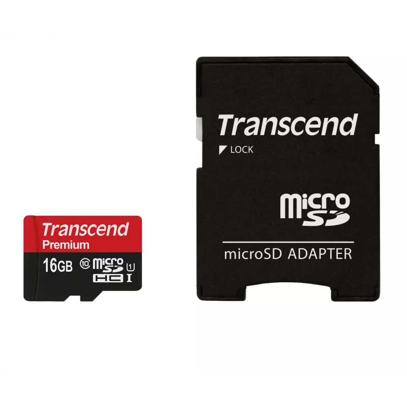 Memoria flash Transcend 16 GB MicroSDHC UHS-I TS16GUSDU1