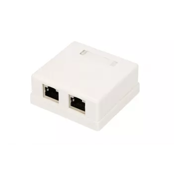 Presa di rete da parete Extralink EX.9649 — 2x RJ45 Cat5e STP