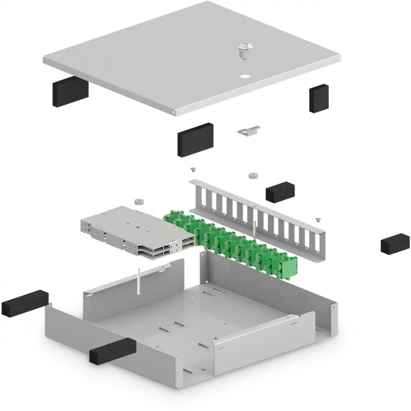 Unibox in fibra ottica, Digitus, DN-96800M-2