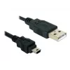 Cavo USB DeLOCK 82252 USB 2.0 1,5 m USB A Mini-USB B nero