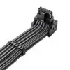 CableMod C-Series Pro cavo di collegamento - variante B, 16-Pin a 3x8-Pin PCIe, carbonio