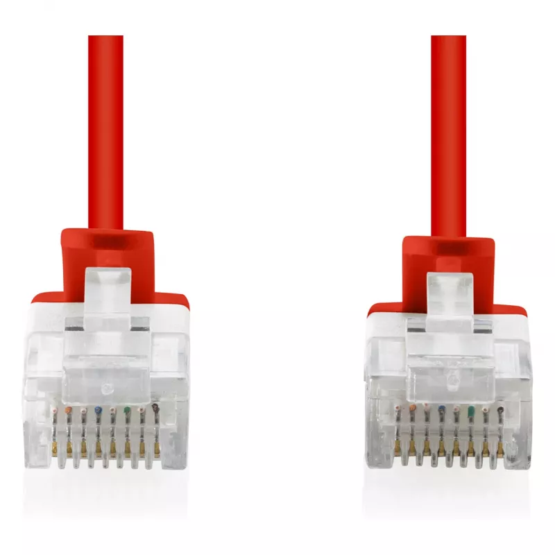 Cavo patch DIGITUS CAT6 U-UTP sottile, 3 m, rosso