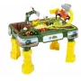 Tavolo con sabbia e acqua KLEIN Theo Klein 3948 — tavolo da gioco per esterni, verde/giallo, per bambini da 1,5 anni