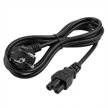 EFB-Elektronik cavo di alimentazione spina Schuko 90° - C5 180°, nero, 3 m, 3 x 0,75 mm² produttore: EFB Elektronik (EK552.3V2)