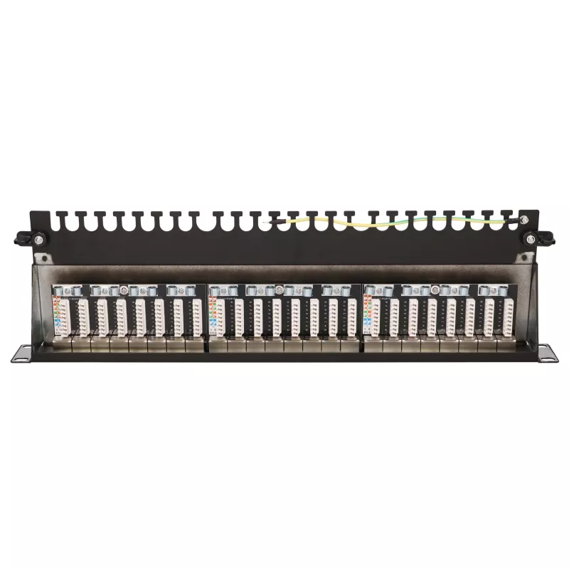 Patch panel - Extralink CAT6A STP, 24 porte