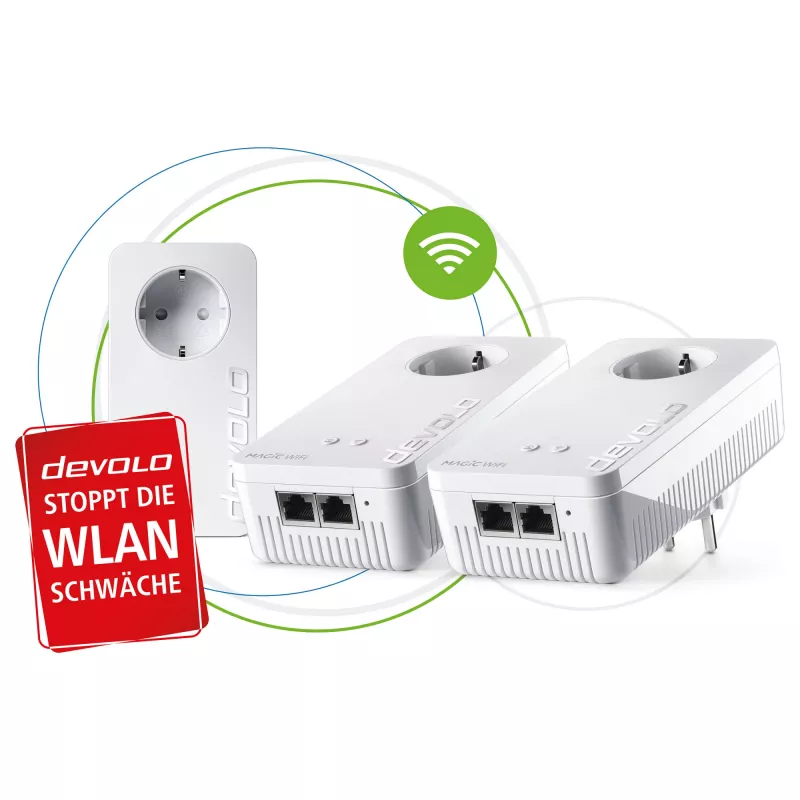Magic 2 WiFi next Multiroom Kit, Powerline 3 adattatori