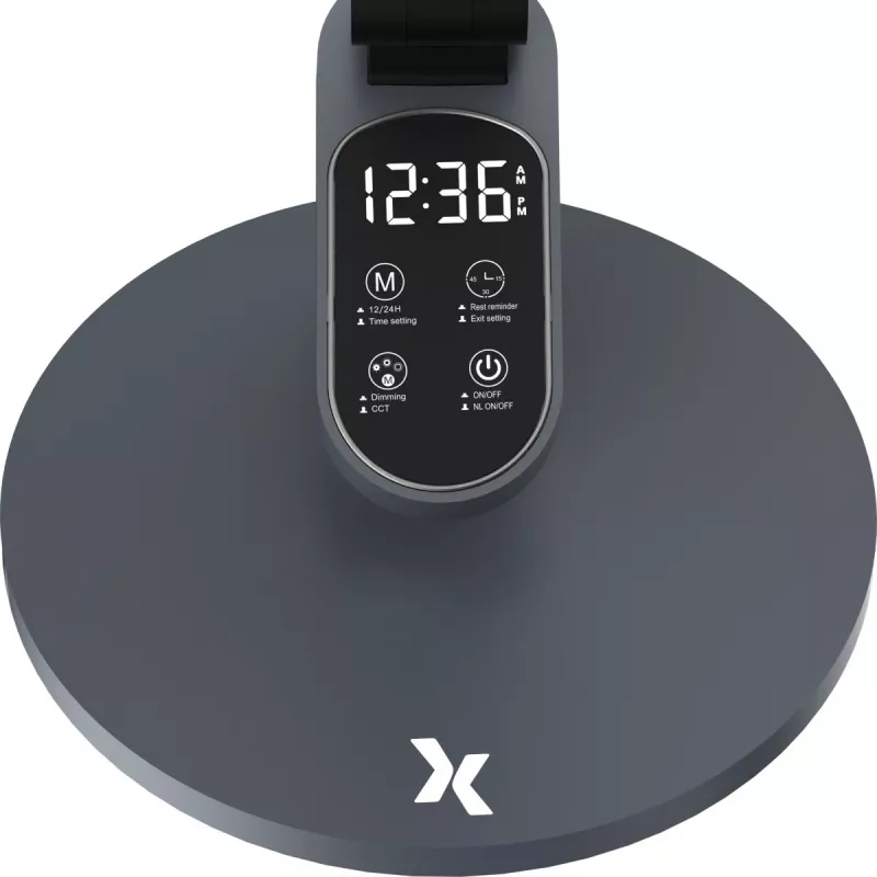 Lampada da scrivania MAXCOM ML 5100 LED grigio con luminosità regolabile