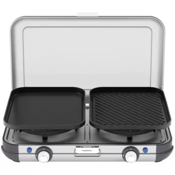 Fornello da campeggio portatile Campingaz 2213311 — 2 zone, 5,4 kg, 490×350 mm, nero/grigio/argento