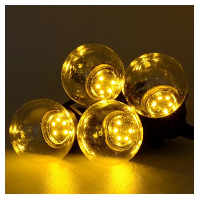 RealPower 463627 catena luminosa 10 m 24 lampadine LED