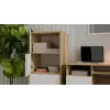 Comodino ALMA rovere artisan/bianco