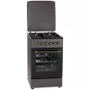 Cucina a gas/elettrica MPM MPM-56-KRM-13, 4 zone di cottura, forno elettrico 58 L, manopole meccaniche, nero