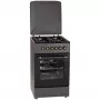 Cucina a gas/elettrica MPM MPM-56-KRM-13, 4 zone di cottura, forno elettrico 58 L, manopole meccaniche, nero