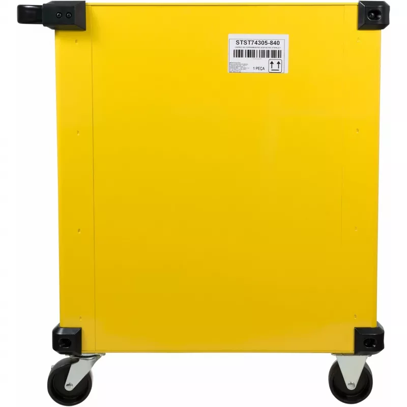 Carrello portautensili Stanley STST74305-1 con 5 cassetti, giallo/nero, 3 cassetti piatti + 2 alti