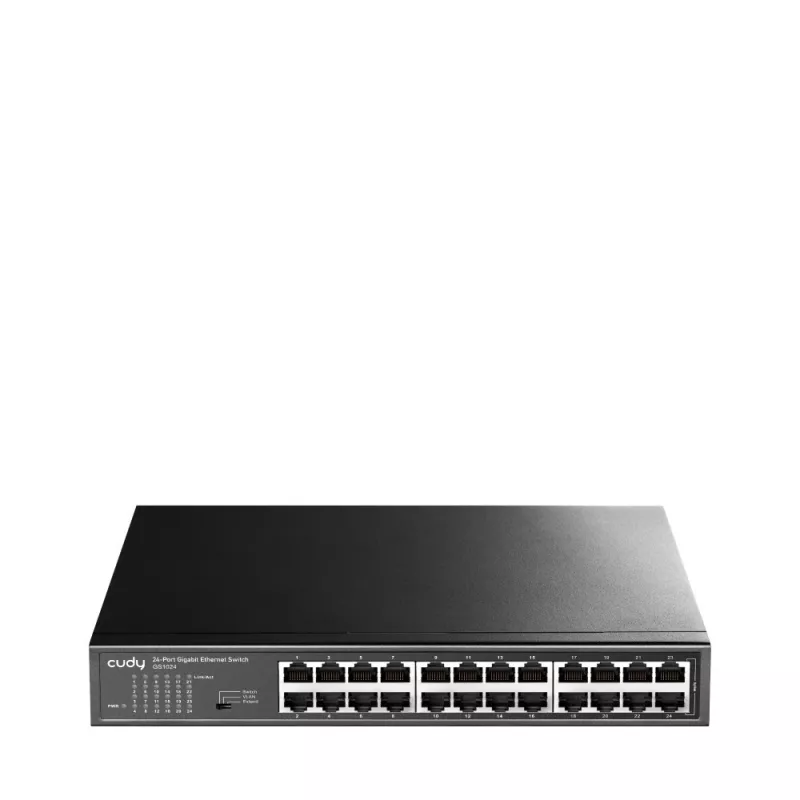 Cudy GS1024 switch di rete Gigabit Ethernet (10/100/1000) nero