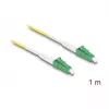 Cavo in fibra ottica InfiniBand DeLOCK 1 m LC LC/APC giallo