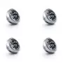BitsPower Tappi filettati G1/4 confezione da 4 — BitsPower BPM-C06-4P, argento lucido