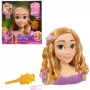 Disney Princess - Rapunzel testa da acconciare, testa per trucco e acconciatura