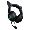 Kraken Kitty V2 - nero, headset gaming, orecchie Kitty, illuminazione reattiva allo streaming, microfono cardioide HyperClear, driver TriForce da 40 mm, microfono integrato nei padiglioni, Razer Chroma RGB (orecchie e padiglioni), Surround Sound: disponibile solo con